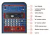 WI08D-1 Комплект акустической системы, микшер, усилитель, радиомикрофоны 2шт, 65Вт, Soundking