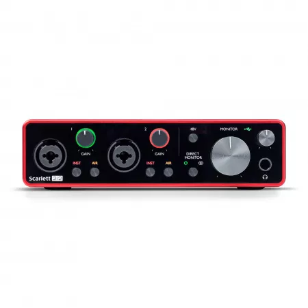 Scarlett 2i2 Studio 3rd gen Звуковая карта USB, микрофон, наушники, Focusrite, Scarlett-2i2-Studio