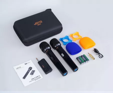 Микрофон беспроводной, динамический, 2 передатчика, Joyo, DM-3-Joyo