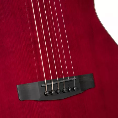 Masterpiece Series Электро-акустическая гитара, с чехлом, Cort, Modern-Burgundy-WCASE-TBD