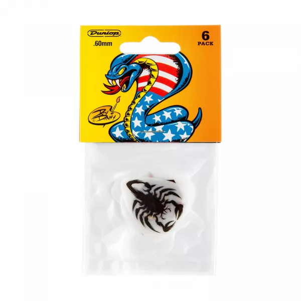 Dirty Donny S2 Медиаторы 6шт, толщина 0.60мм, Dunlop, BL116P.60  рис.2 