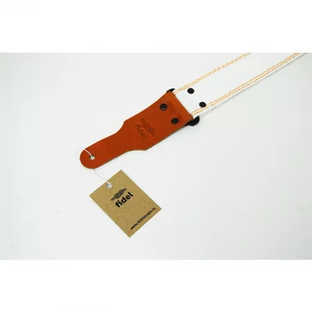 CottonDrive Ремень для гитары, белый, Fidel, FL10015CD