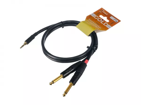 Кабель 3,5-2хJack, 1м, ZZcable, G52-3,5-2J-0100-0  рис.2 