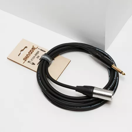 IC124-XMJM-5m Кабель инструментальный, XLRM-6.35мм моно, 5м, SHNOOR