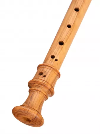 DENNER Блокфлейта сопрано, олива, барочная система, Mollenhauer, 5123