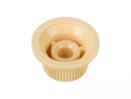 Ручка потенциометра, Volume, кремовый, дюймы, Hosco, KI-240VI