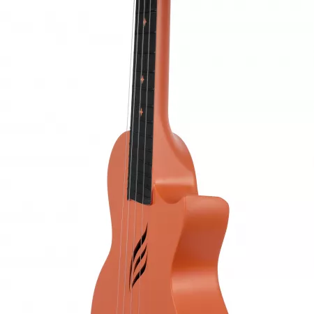 Carbon Fibre Укулеле концертный, с чехлом, оранжевый, углеволокно, Cascha, HH-2289