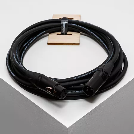 MC224eco-XMXF-B-2m Кабель микрофонный, XLR черные, 2м, SHNOOR