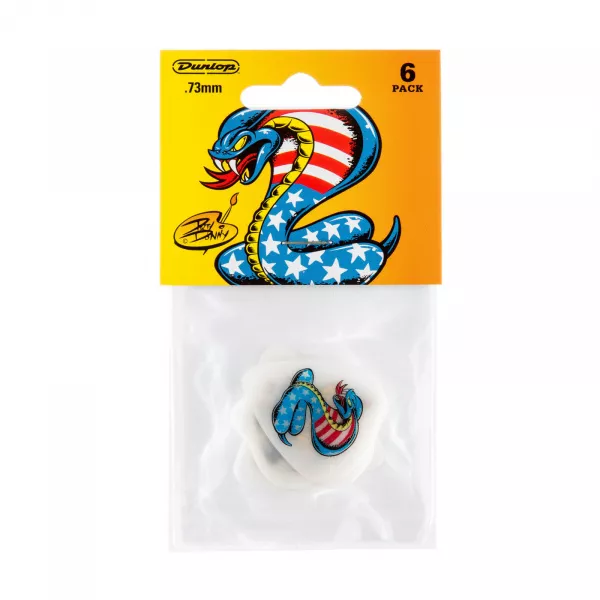 Dirty Donny S2 Медиаторы 6шт, толщина 0.73мм, Dunlop, BL116P.73  рис.2 