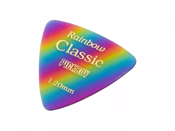 Celluloid Vintage Classic Rainbow Медиаторы 50шт, толщина 1.20мм, Pickboy, GP-17RA/120  рис.2 
