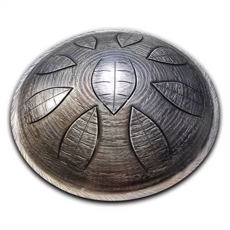Глюкофон 34см, Handpan Overtone, OHP-L34-8-1-bz-Bbm-Hijaz1