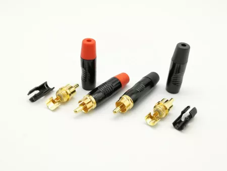 Кабель 3,5R-2 RCA угловой, 1м, ZZcable, G58-3,5R-2RCA-0100-0