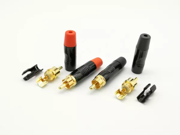 Кабель 3,5R-2 RCA угловой, 1м, ZZcable, G58-3,5R-2RCA-0100-0  рис.2 