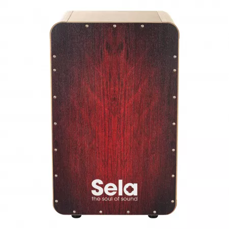 CaSela Red Dragon Кахон, красный, Sela, SE-042