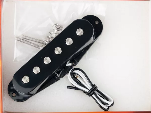 Звукосниматель магнитный, сингл, нековый, черный, Belcat, BS-01Neck-BK  рис.2 