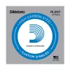 PL007 Plain Steel Отдельная струна без обмотки, сталь, .007, D'Addario