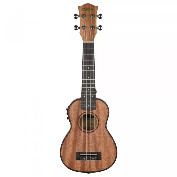 Mahogany Series Укулеле сопрано со звукоснимателем, с чехлом, цвет натуральный, Cascha, HH-2026E  рис.2 