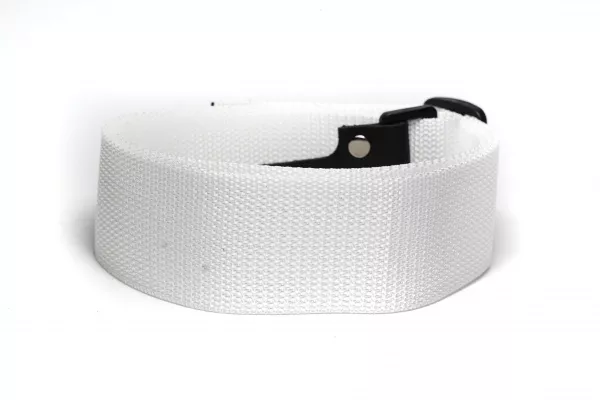 Ремень для гитары, нейлоновый, белый, Mamba straps, MB5011-067  рис.2 
