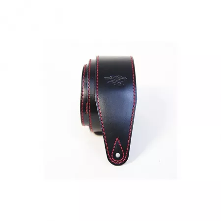 Leather 21 Ремень для гитары, кожаный, черный, Fidel, FL60046L21L