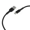 Кабель GP21T USB (m)-Type-C (m) 3.0A 27W силикон черный, GoPower, 00-00028374