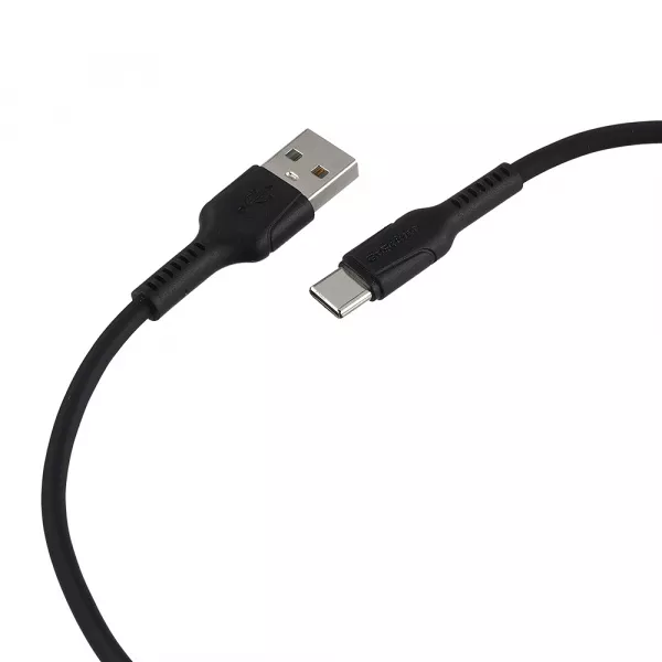Кабель GP21T USB (m)-Type-C (m) 3.0A 27W силикон черный, GoPower, 00-00028374  рис.2 