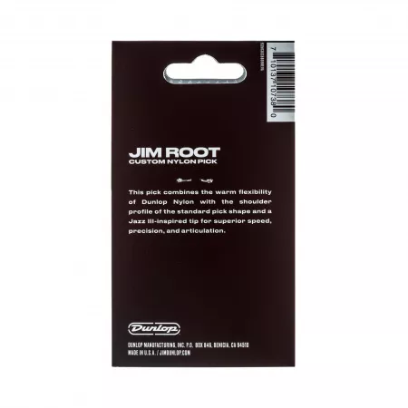 Jim Root Nylon Медиаторы, 6шт, толщина 1.38мм, Dunlop, 447PJR1.38