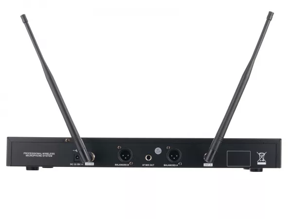 Беспроводная микрофонная система, 2 ручных передатчика, LAudio, LS-Q2-2M  рис.2 