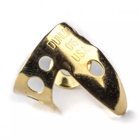 Brass Медиаторы на палец 20шт, латунь, толщина .015, Dunlop, 37R.015
