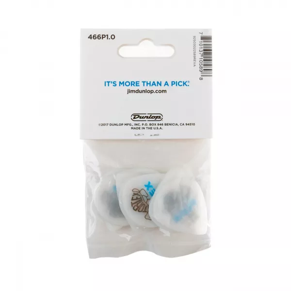 Tortex Flex Jazz III XL Медиаторы, 12шт, толщина 1.0мм, Dunlop, 466P1.0  рис.2 