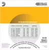 EJ19 Phosphor Bronze Комплект струн для акустической гитары, ф/б, Bluegrass, 12-56, D'Addario