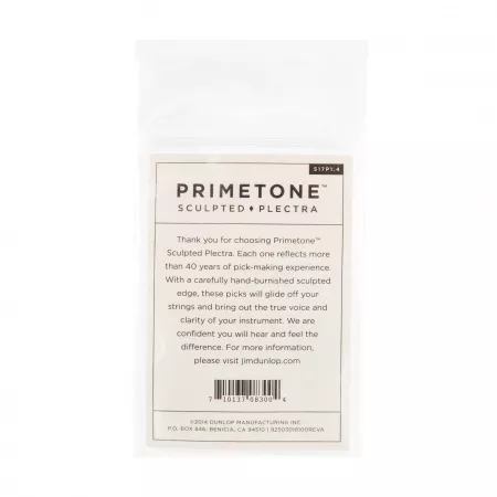 Primetone Медиаторы 3шт, толщина 1,4мм, маленький треугольник, Dunlop, 517P1.4