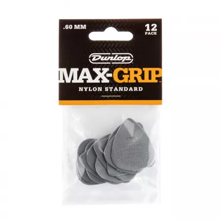 Max-Grip Nylon Standard Медиаторы 12шт, толщина 0,60мм, Dunlop, 449P.60