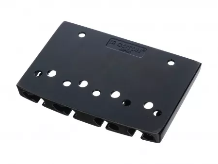 Бридж (струнодержатель) для бас-гитары, черный, Gotoh, 404SJ-4-B
