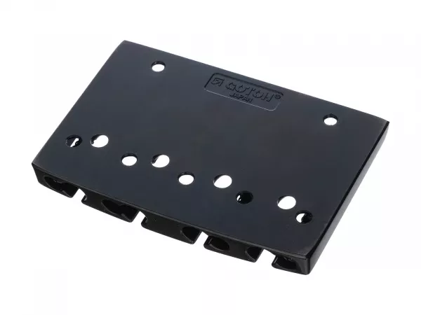 Бридж (струнодержатель) для бас-гитары, черный, Gotoh, 404SJ-4-B  рис.2 