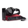 Звуковая карта USB, микрофон, наушники, Focusrite, Scarlett-2i2-Studio-4th