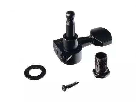 Колки для гитары 6л, черные, Metallor, MH-04-BK-6L