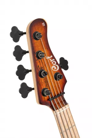 GB Series Бас-гитара 5-струнная, коричневая, с чехлом, Cort, GB-Fusion-5-ABB-wbag
