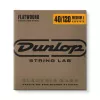 Flatwound Medium Scale Комплект струн для 5-струнной бас-гитары, сталь, 40-120, Dunlop, DBFS40120M