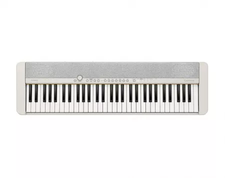 Синтезатор 61 клавиша, с пюпитром, белый, Casio, CT-S1WE