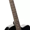 Luce Series Электро-акустическая гитара, черная, Cort, L60CE-BK