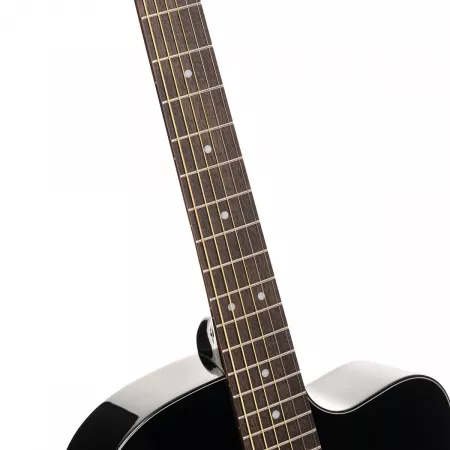 Luce Series Электро-акустическая гитара, черная, Cort, L60CE-BK