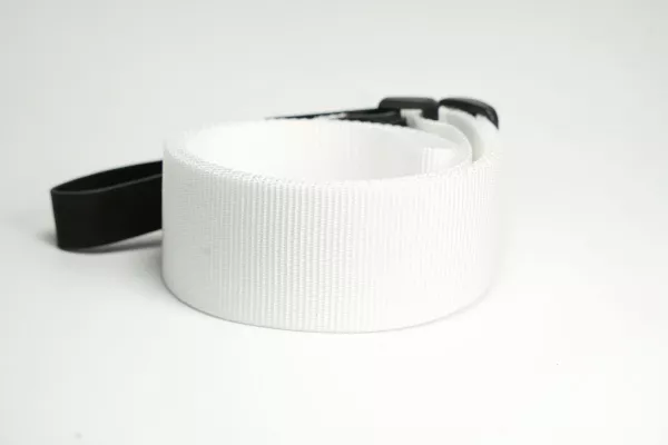 Ремень для гитары, нейлоновый, белый, Mamba straps, MB5072-067  рис.2 