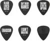 Black Lives Matter Медиаторы 6шт, толщина 0,88мм, черные, Dunlop, BLMT03