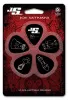 1CBK4-10JS Joe Satriani Медиаторы, черные, 10шт, средние, Planet Waves