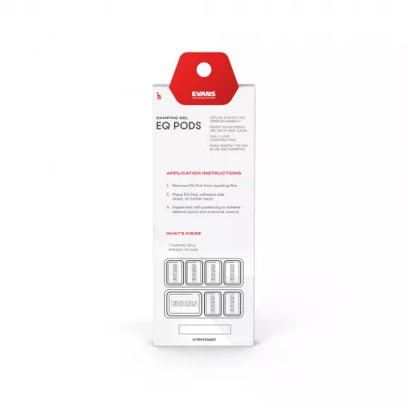 EQ Pods Гелевые демпферы для барабанов, Evans, EQPODS