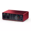 Звуковая карта USB, 24 бит/192 кГц, 4 входа-4 выхода, Focusrite, Scarlett-4i4-4th-gen