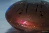 KSY.22.C.e8 Глюкофон 22см, гравировка «Триксель», полукруглые лепестки, Kosmosky