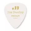 Genuine Celluloid Медиаторы, 12шт, средние, белые, Dunlop, 483P01MD