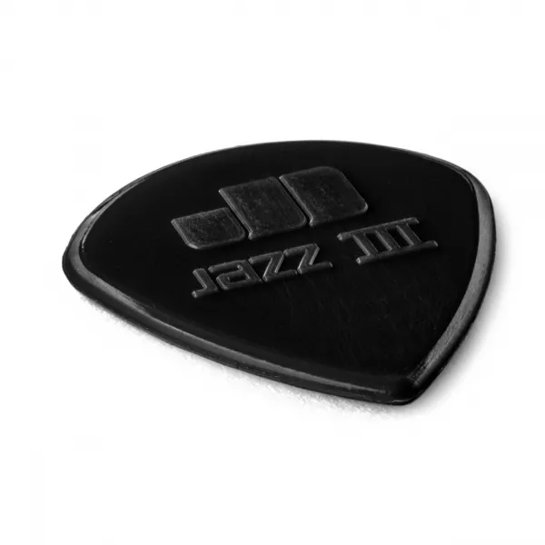 Nylon Jazz III Медиаторы 6шт, 1,38мм, черные, Dunlop, 47P3S  рис.2 