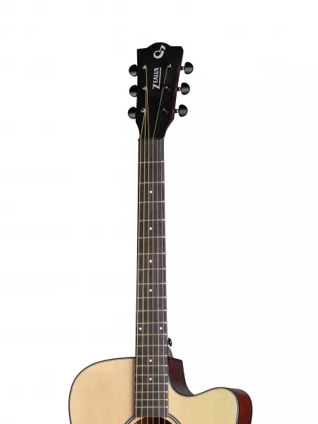 Гитара акустическая, с вырезом, цвет натуральный, Foix, ZD-83CM-NA  рис.2 